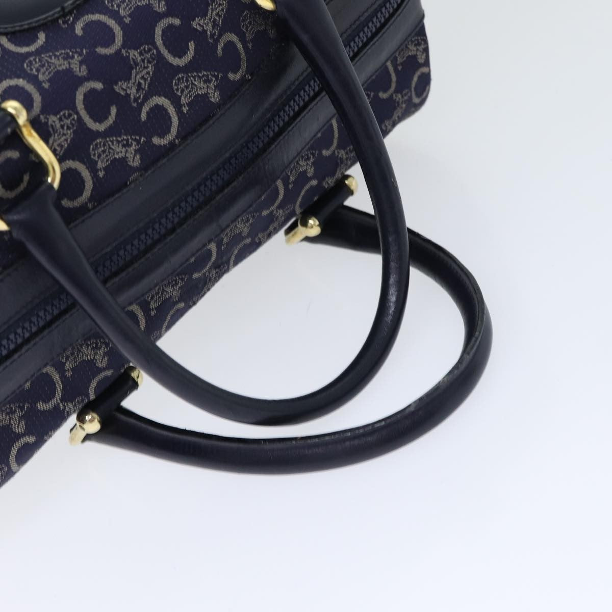 Celine C Sulky Boston bag Canvas, NAVY, CANVAS, Travel bag