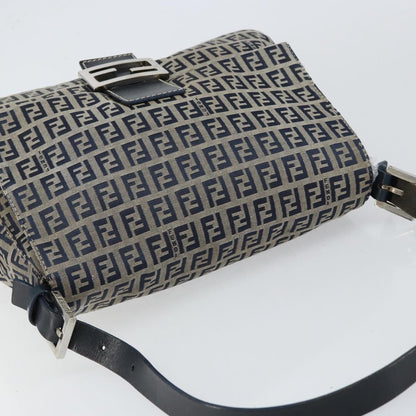 Fendi Mama Forever Bag Zucchino Canvas, NAVY, CANVAS, Tote bag