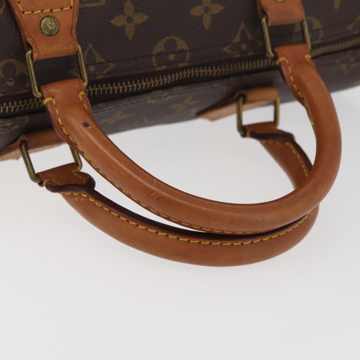 Louis Vuitton Speedy Handbag Monogram Canvas, Brown, Canvas, Handbag