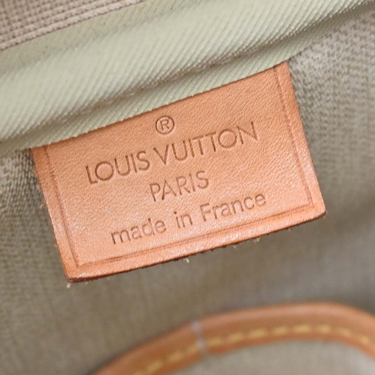 Louis Vuitton Deauville Handbag Monogram Canvas, Brown, Canvas, Handbag