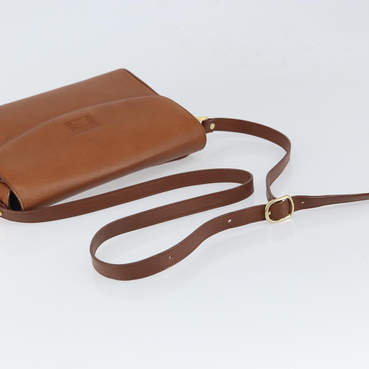 Burberry Vintage Shoulder Bag Leather, BROWN, LEATHER, Shoulder bag