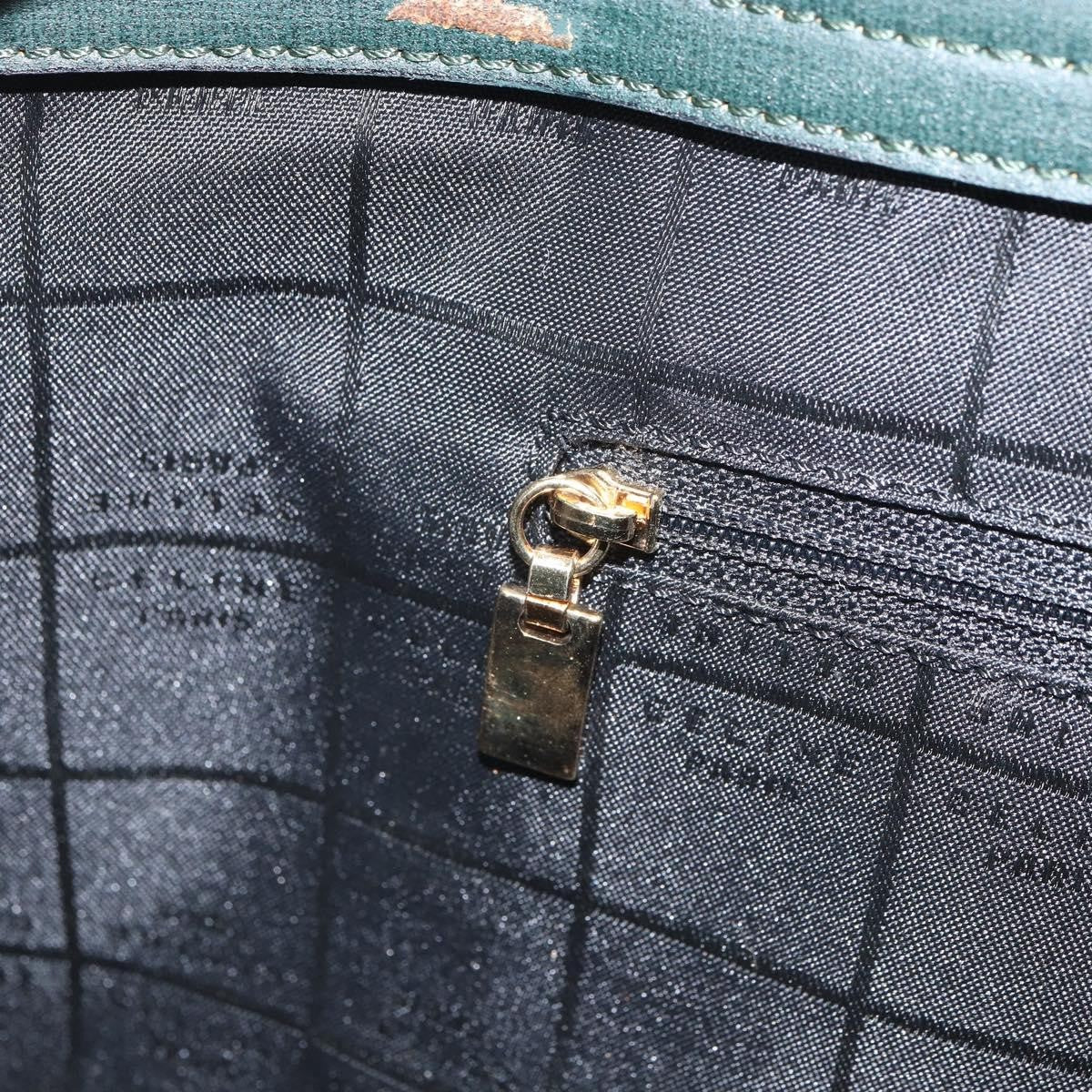 Celine Tote bag Leather, GREEN, LEATHER, Tote bag