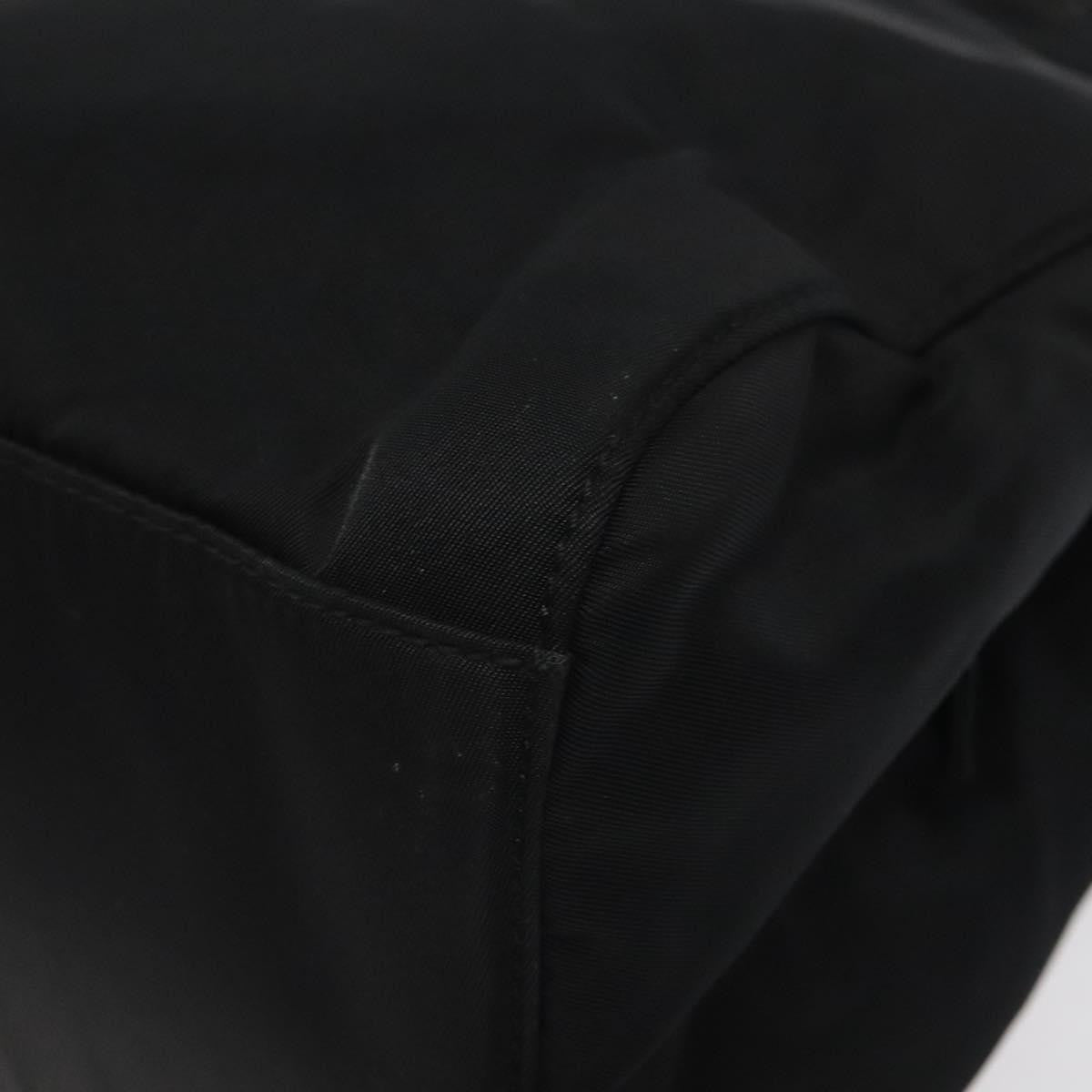 Prada Resin Handle Tote Tessuto, BLACK, NYLON, Tote bag