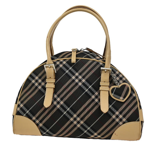 Burberry Blue Label Handbag Canvas, BLACK, CANVAS, Handbag
