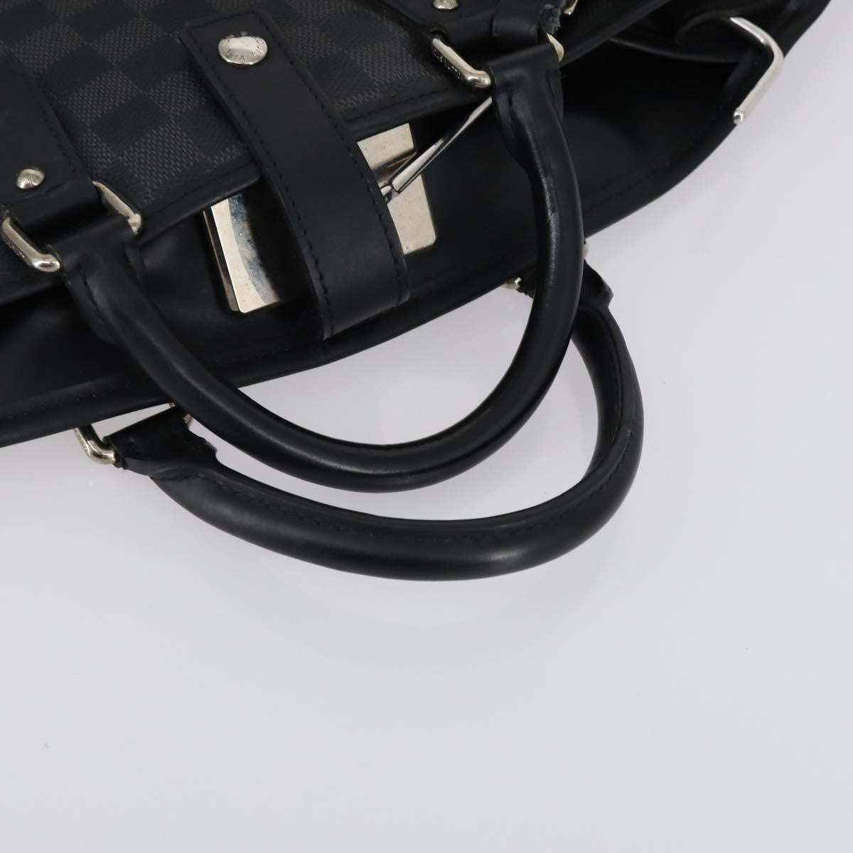 Louis Vuitton Garment Cover Damier Graphite, GRAY, CANVAS, Travel bag