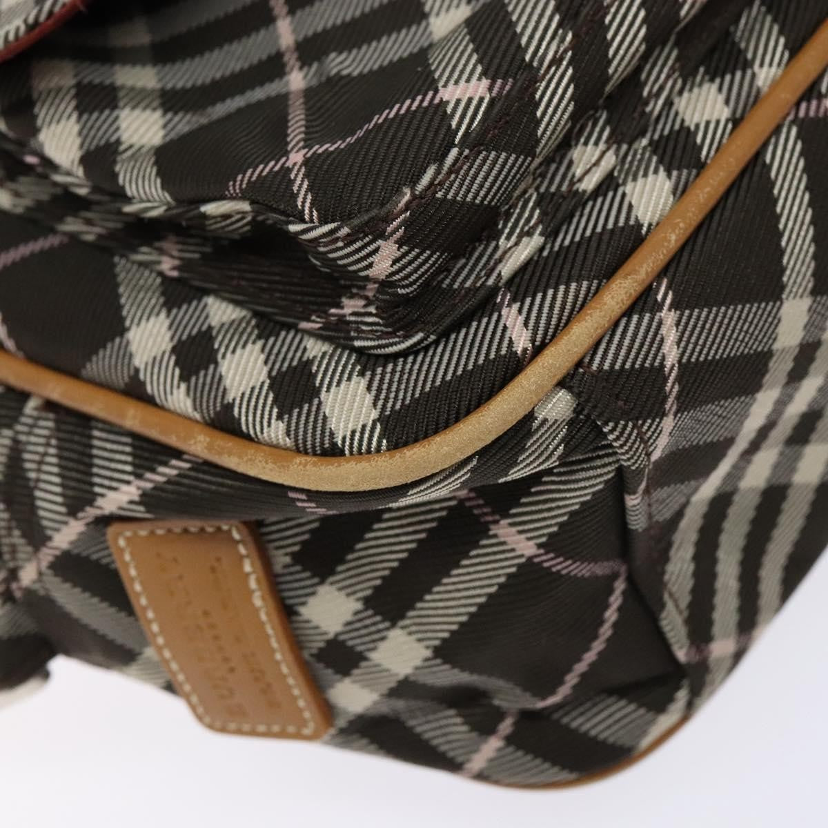 Burberry Nova Check Blue Label Canvas, BROWN, CANVAS, Shoulder bag