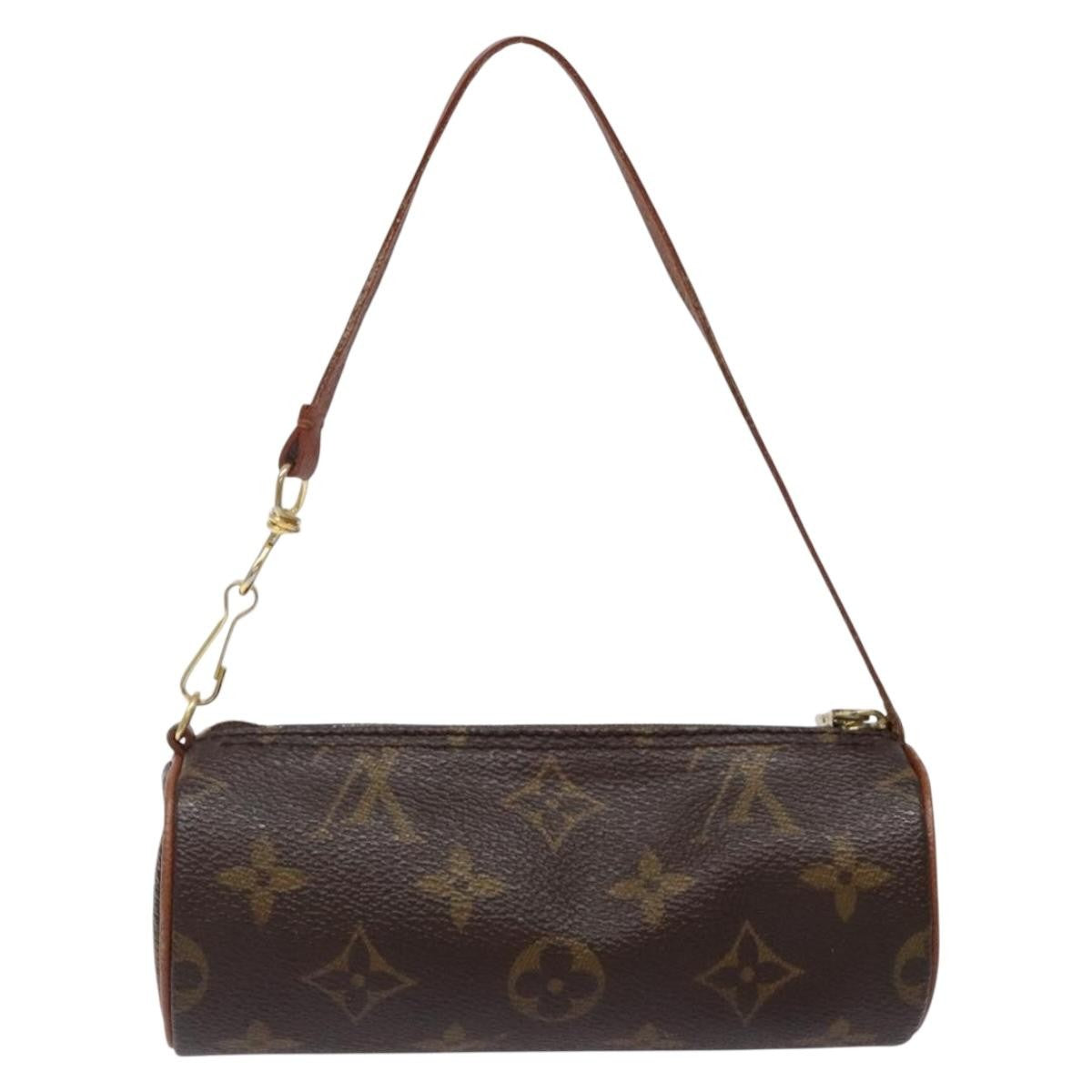 Louis Vuitton Papillon Pochette Monogram Canvas, BROWN, CANVAS, Handbag