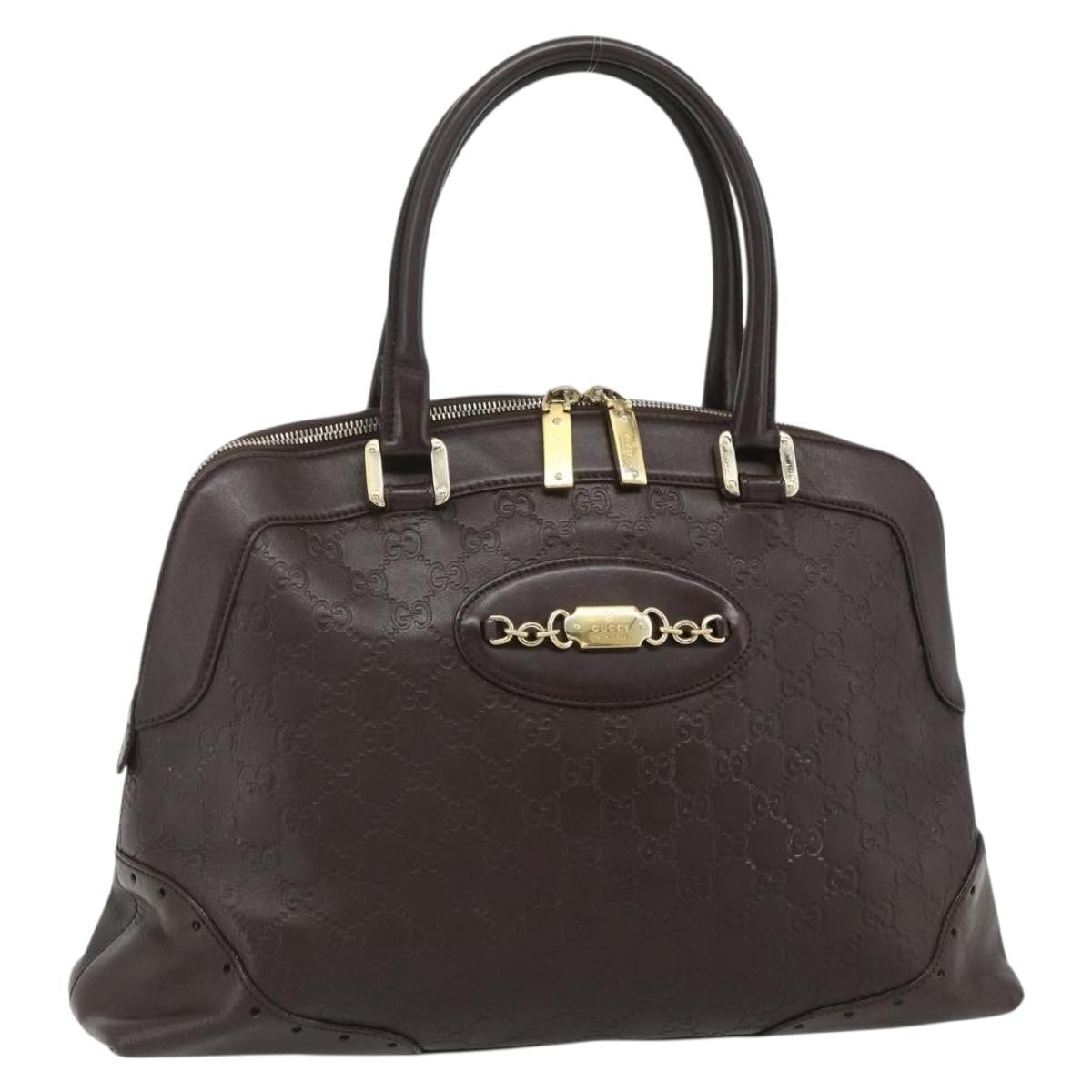 Gucci Guccissima Shoulder bag, Brown, Canvas, Handbag