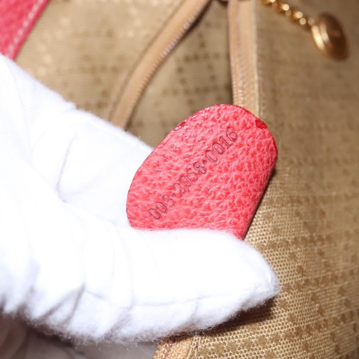 Gucci Vintage Bamboo Backpack Suede and Leather, Red, Suede, Backpack