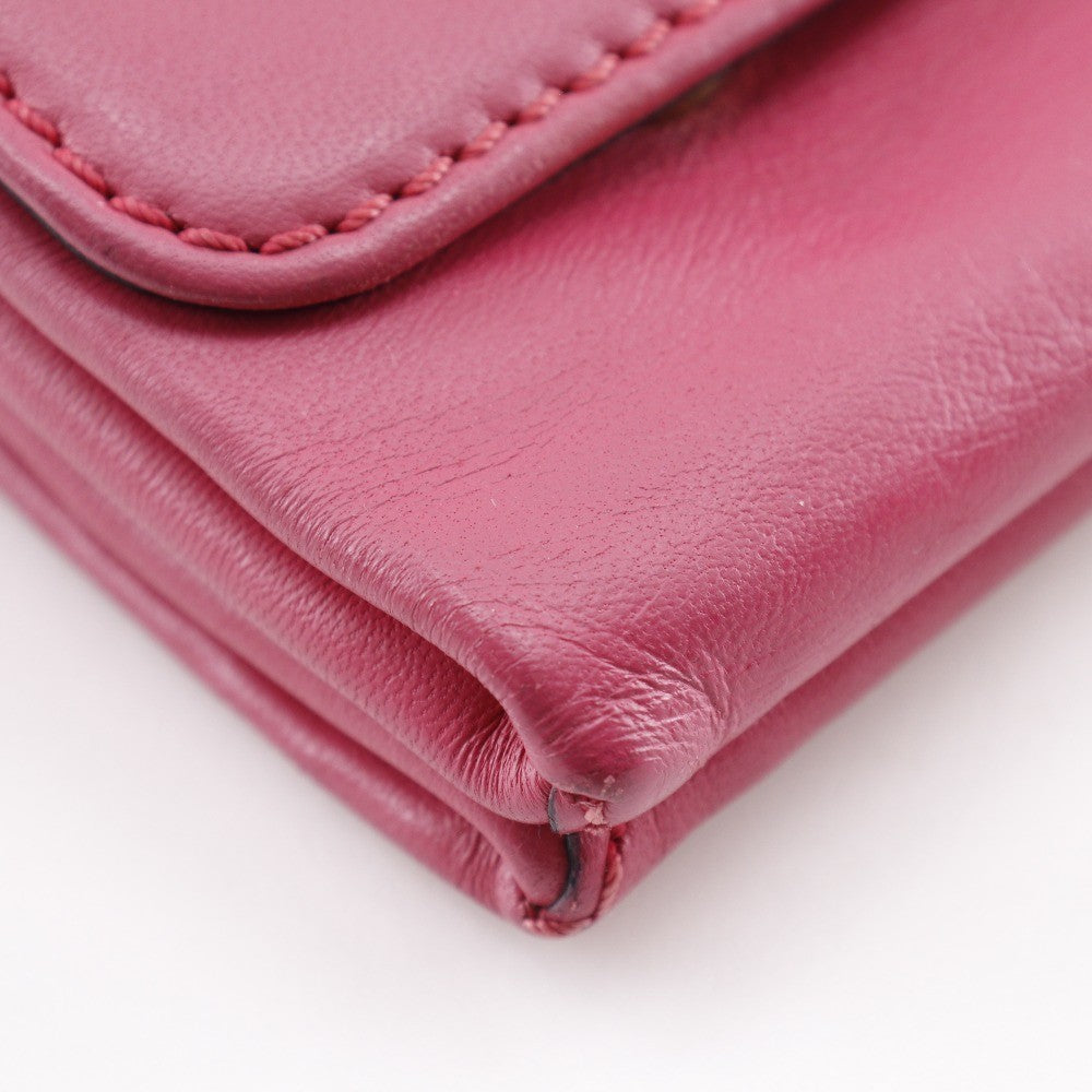Valentino Garavani Va Va Voom Clutch Leather, PINK, LEATHER, Shoulder bag