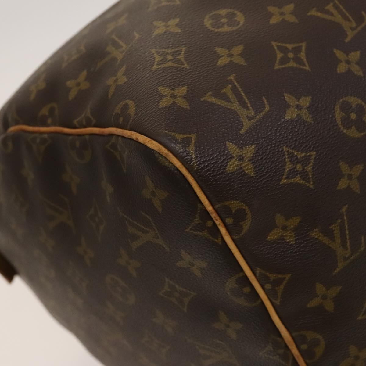 Louis Vuitton Keepall Bag Monogram Canvas, BROWN, CANVAS, Travel bag