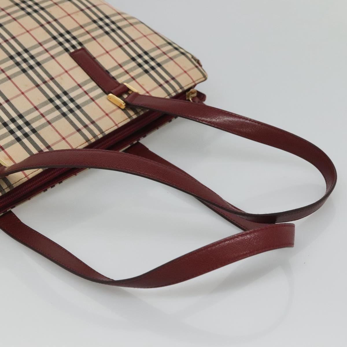 Burberry Nova Check Tote canvas check pattern, BEIGE, CANVAS, Tote bag