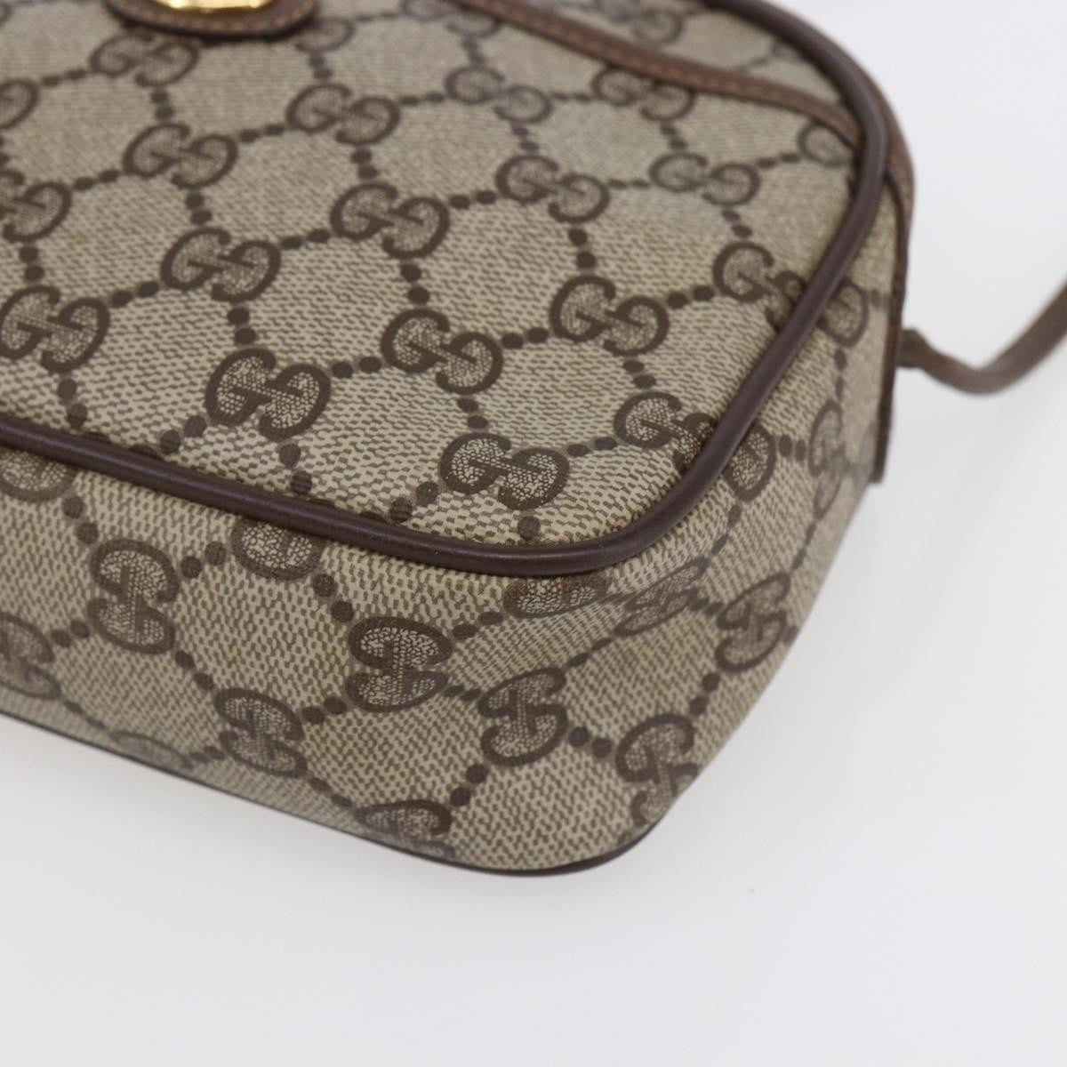 Gucci Micro GG supreme shoulder bag GG canvas, BEIGE, CANVAS, Shoulder bag