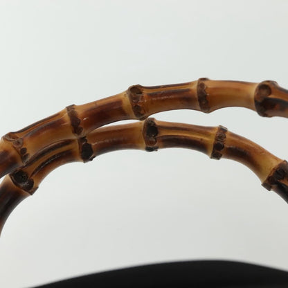 Gucci Bamboo Daily Tote Leather, BLACK, NYLON, Tote bag