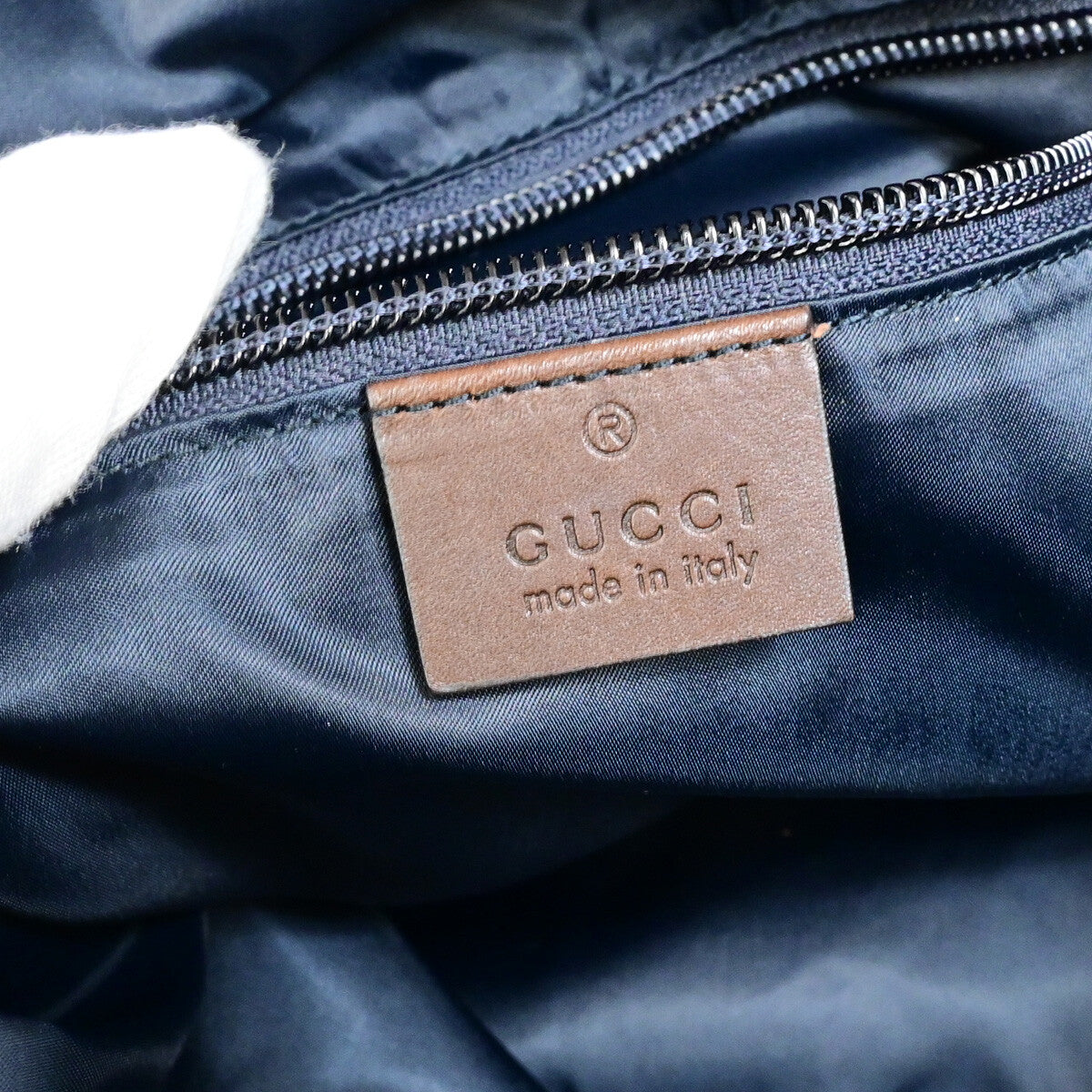 Gucci Travel Backpack GG Nylon, NAVY, NYLON, Backpack