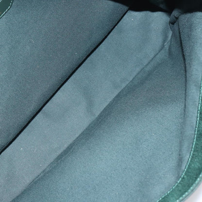 Louis Vuitton Dersou Bag Taiga Leather and Canvas, GREEN, LEATHER, Shoulder bag