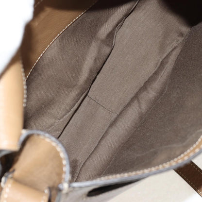 Chloe Marcie Saddle Bag Leather, BEIGE, LEATHER, Shoulder bag