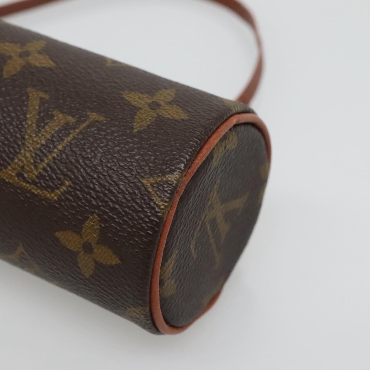 Louis Vuitton Papillon Pochette Monogram Canvas, BROWN, CANVAS, Handbag