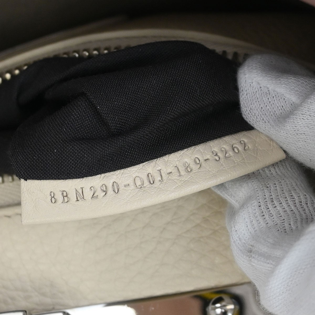 Fendi Selleria Peekaboo Bag Leather, PURPLE, LEATHER, Handbag