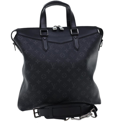 Louis Vuitton Explorer Tote Monogram Eclipse Canvas, BLACK, CANVAS, Tote bag