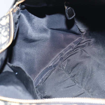 Christian Dior Vintage Trotter Boston Bag Diorissimo Canvas, BLACK, CANVAS, Handbag