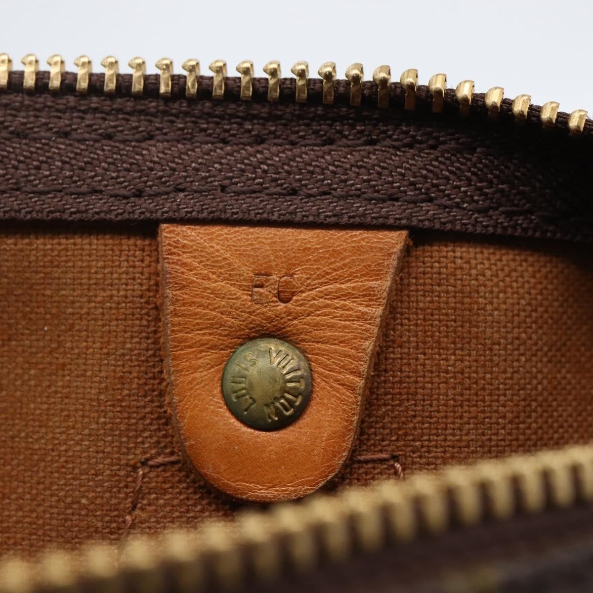 Louis Vuitton Speedy Handbag Monogram Canvas, BROWN, CANVAS, Handbag