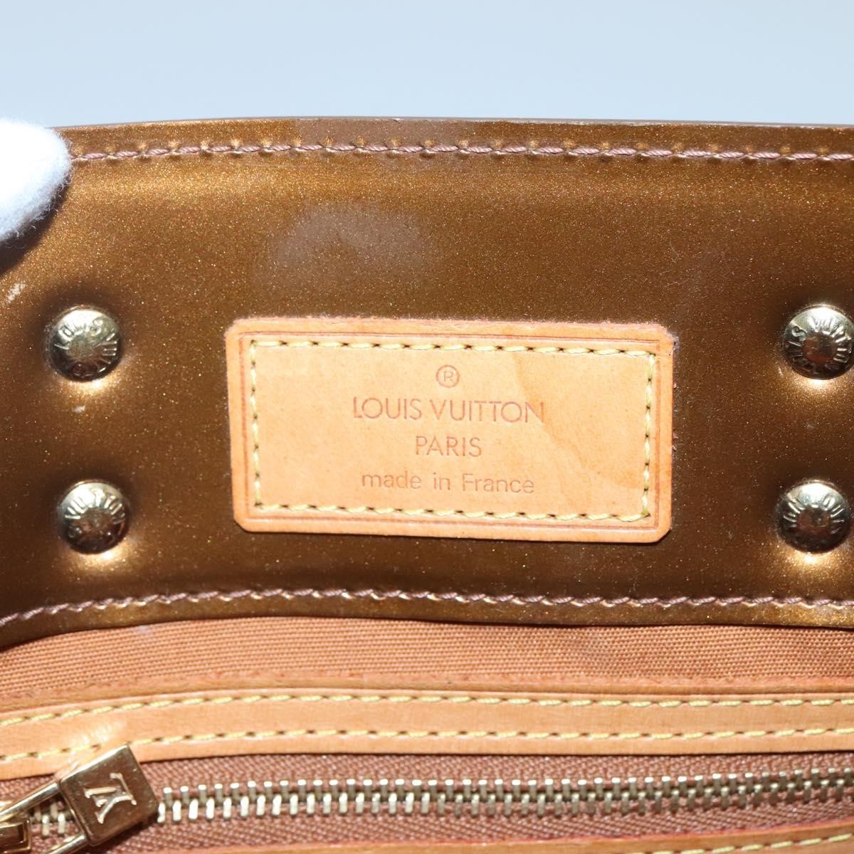Louis Vuitton Reade Handbag Monogram Vernis, BROWN, PATENT_LEATHER, Handbag