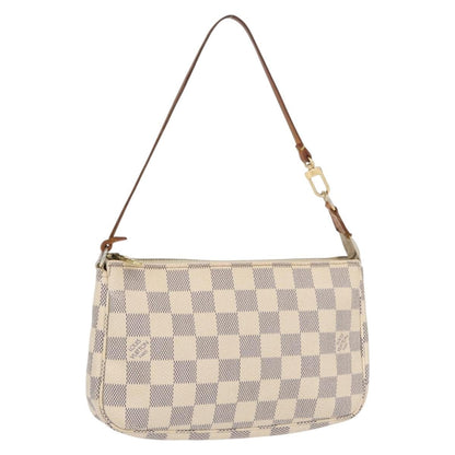 Louis Vuitton Pochette Accessoires NM Damier, BEIGE, CANVAS, Clutche & pouche