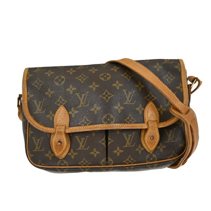 Louis Vuitton Sac Gibeciere Messenger Bag Monogram Canvas, BROWN, CANVAS, Shoulder bag