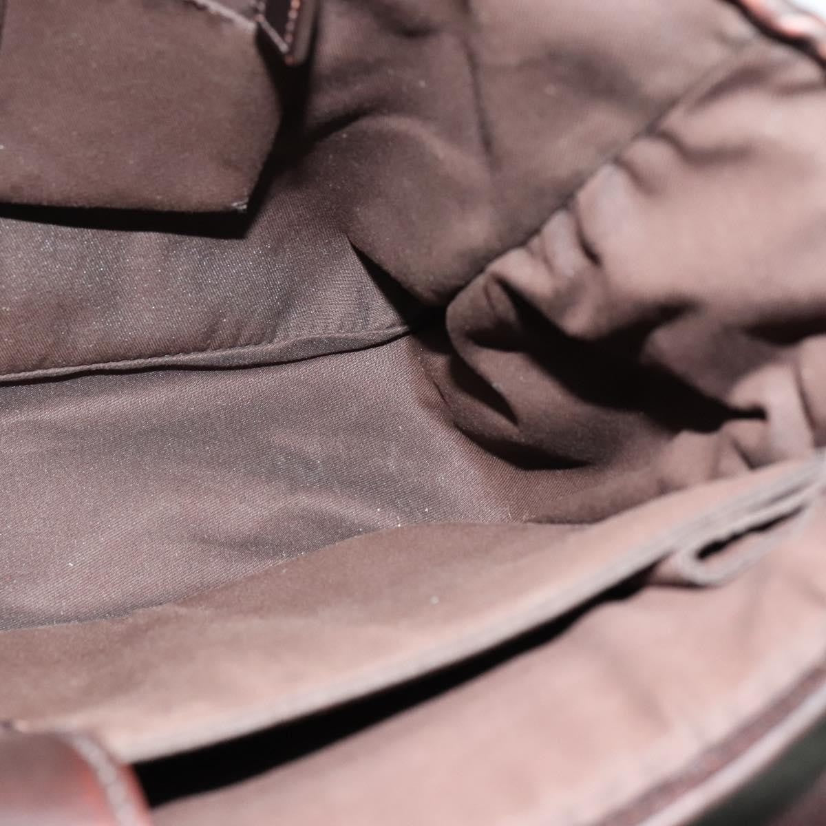 Gucci Gucci messenger flap bag leather, Brown, Leather, Shoulder Bag