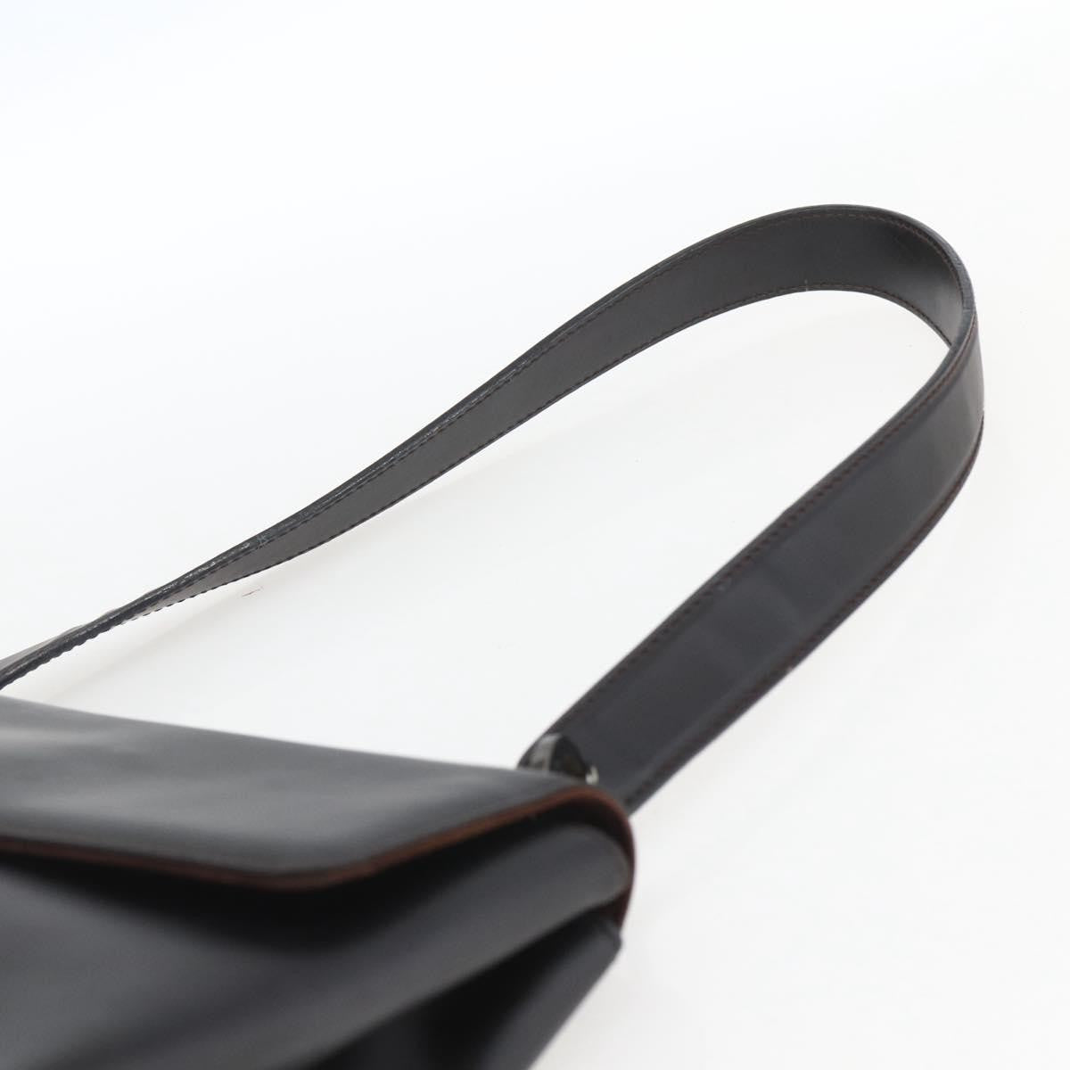 Salvatore Ferragamo Vala Shoulder Bag Leather, BLACK, LEATHER, Shoulder bag
