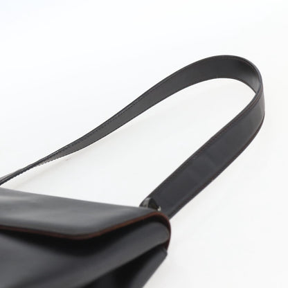 Salvatore Ferragamo Vala Shoulder Bag Leather, BLACK, LEATHER, Shoulder bag