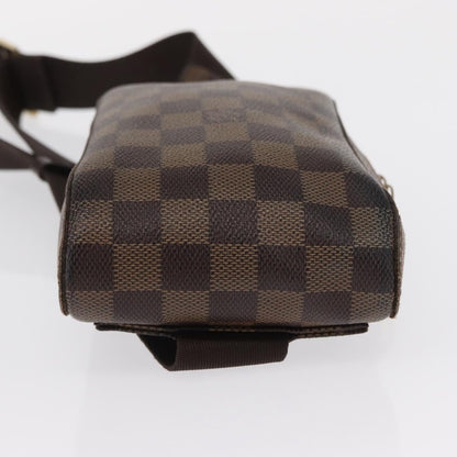 Louis Vuitton Geronimos Waist Bag Damier, BROWN, CANVAS, Shoulder bag