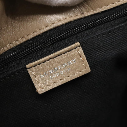 Burberry Horn Toggle Tote Leather, BEIGE, LEATHER, Handbag