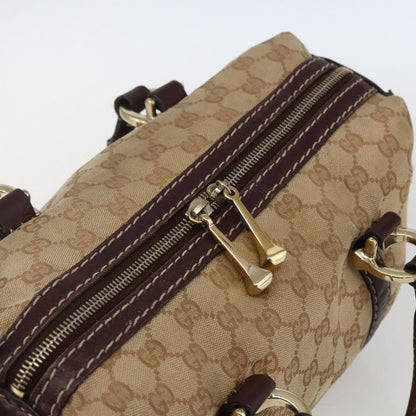 Gucci Vintage Handbag GG Canvas, BEIGE, CANVAS, Handbag