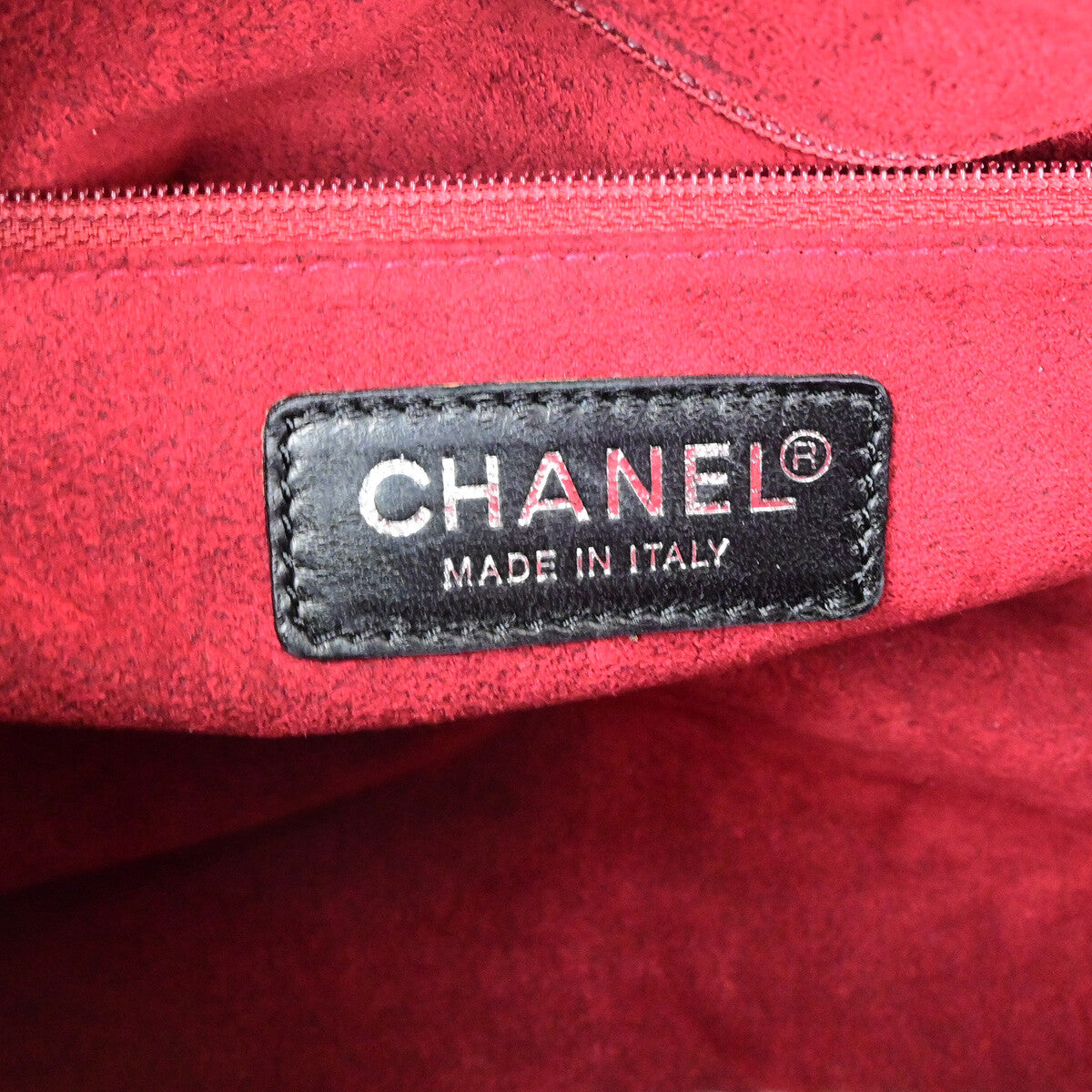 Chanel Chocolate Bar CC Zip Tote Quilted Patent, BLACK, PATENT_LEATHER, Shoulder bag