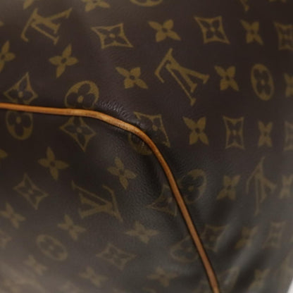 Louis Vuitton Keepall Bag Monogram Canvas, BROWN, CANVAS, Travel bag