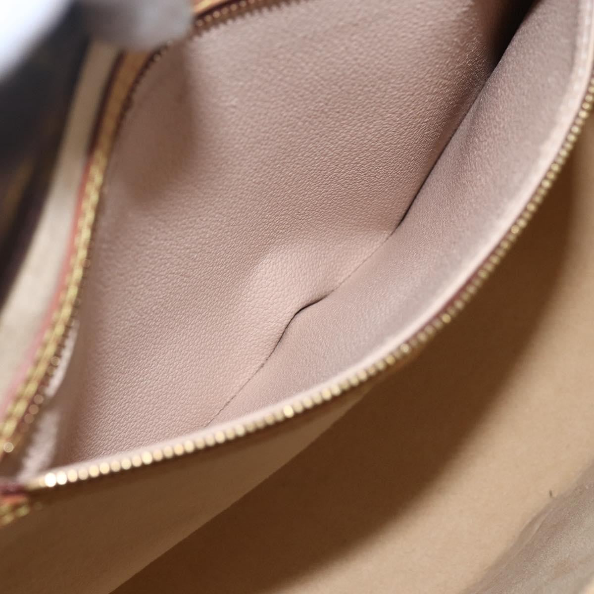 Louis Vuitton Luco Handbag Monogram Canvas, BROWN, CANVAS, Tote bag