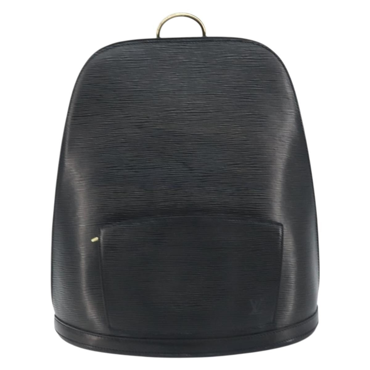 Louis Vuitton Gobelins Backpack Epi Leather, BLACK, LEATHER, Backpack