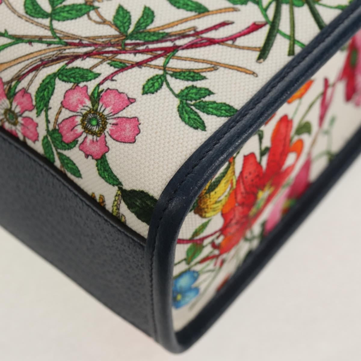 Gucci Flora Canvas, Multicolour, Canvas, Tote Bag