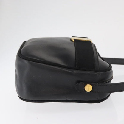 Salvatore Ferragamo Vara Bow camera Shoulder Bag Leather, BLACK, LEATHER, Shoulder bag