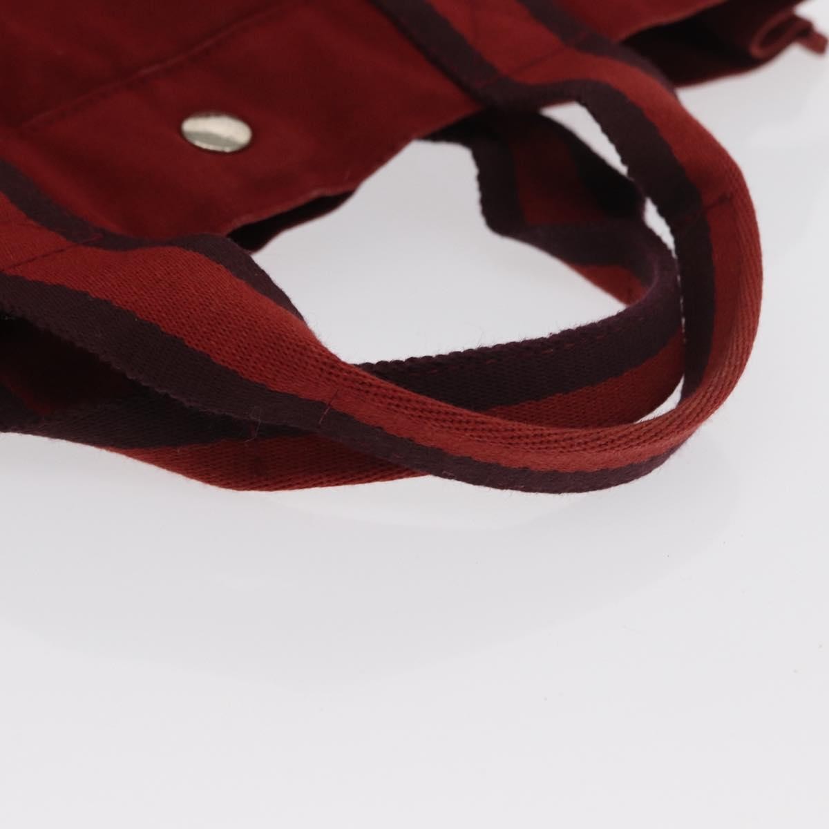 Hermes Fourre Tout Tote Canvas, RED, CANVAS, Tote bag