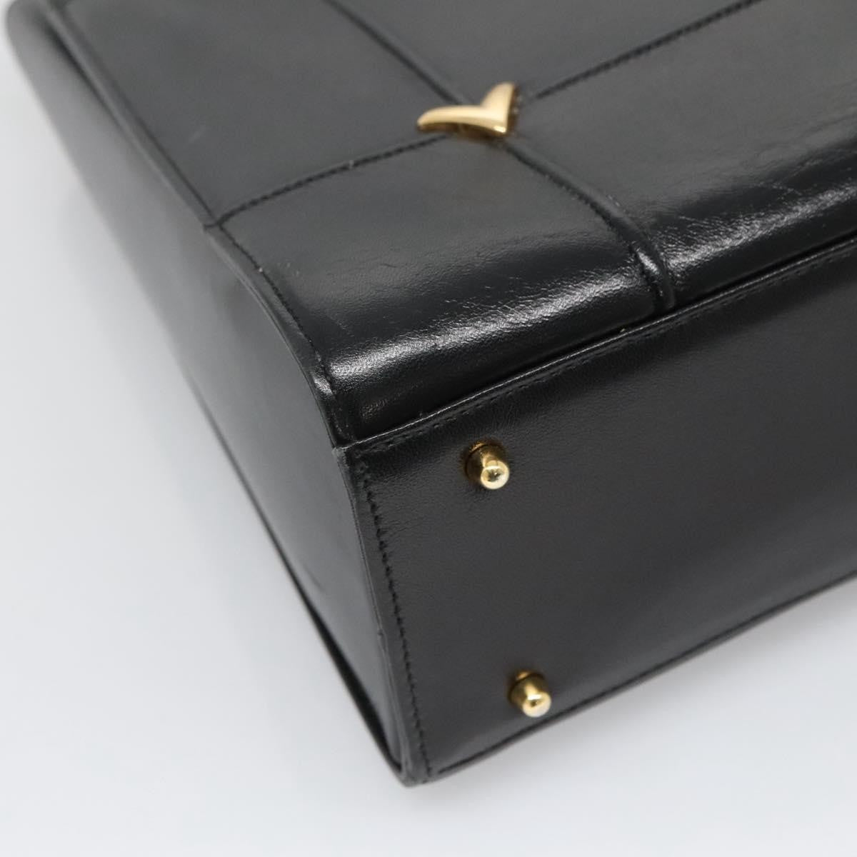 Valentino Garavani Vintage shoulder bag Leather, BLACK, LEATHER, Shoulder bag