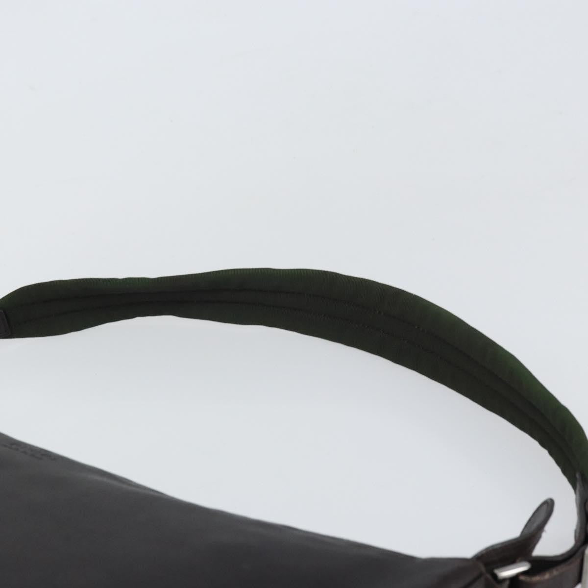 Gucci Vintage Shoulder Bag Leather, BLACK, CANVAS, Shoulder bag