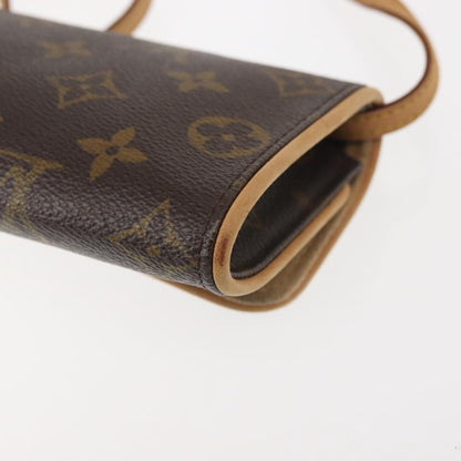 Louis Vuitton Twin Handbag Monogram Canvas, BROWN, CANVAS, Handbag