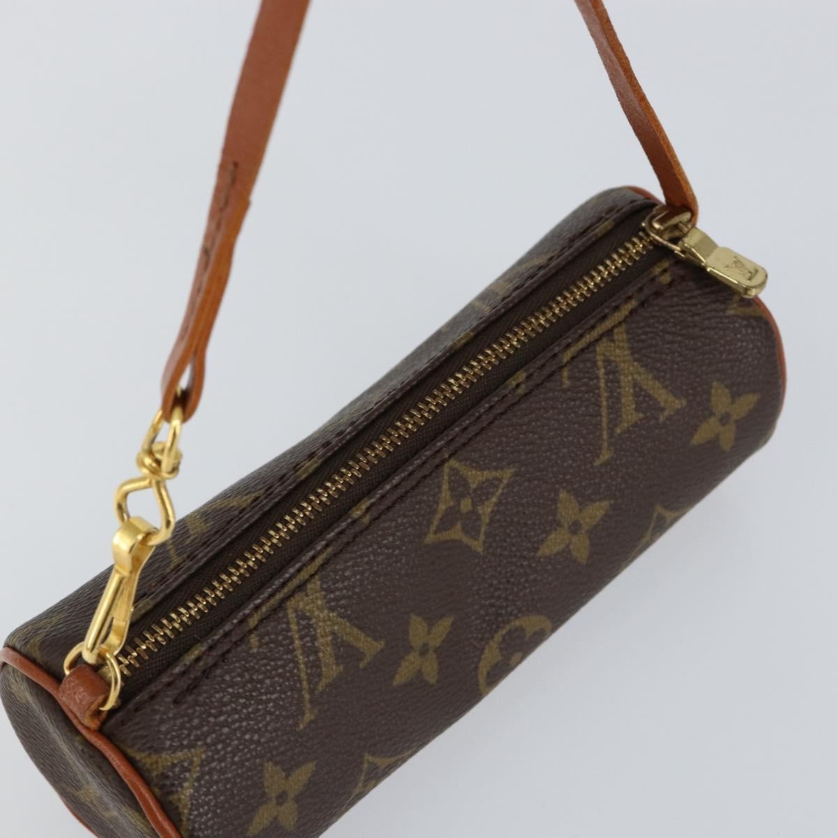 Louis Vuitton Papillon Pochette Monogram Canvas, BROWN, CANVAS, Handbag