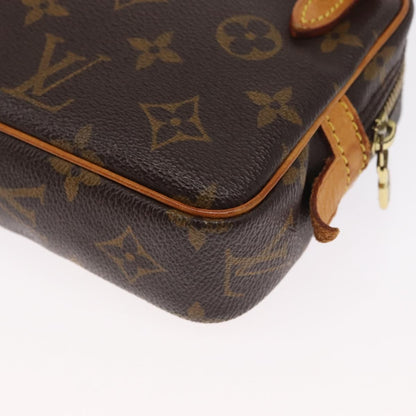Louis Vuitton Pochette Marly Bandouliere Bag Monogram Canvas, BROWN, CANVAS, Shoulder bag