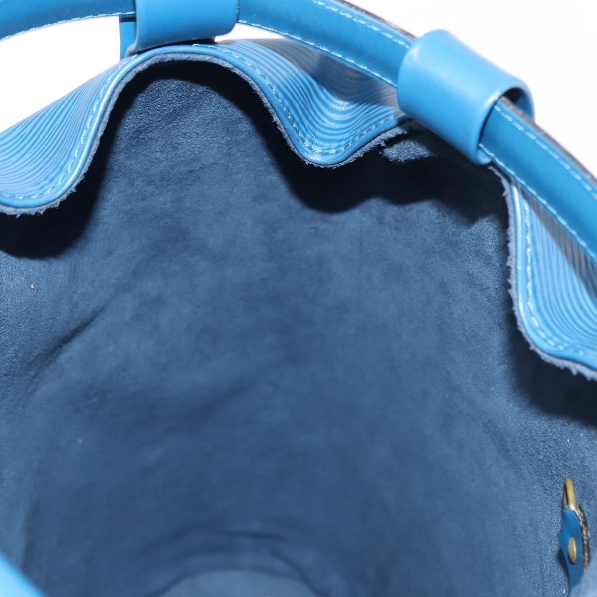 Louis Vuitton Randonnee Backpack Epi Leather, BLUE, LEATHER, Backpack