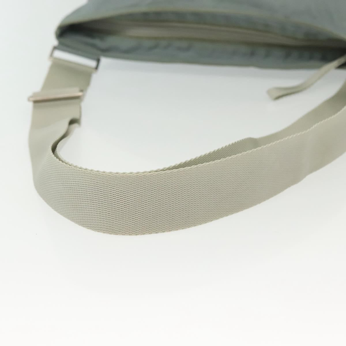Prada Flat Messenger Bag Tessuto, Blue, Nylon, Shoulder Bag