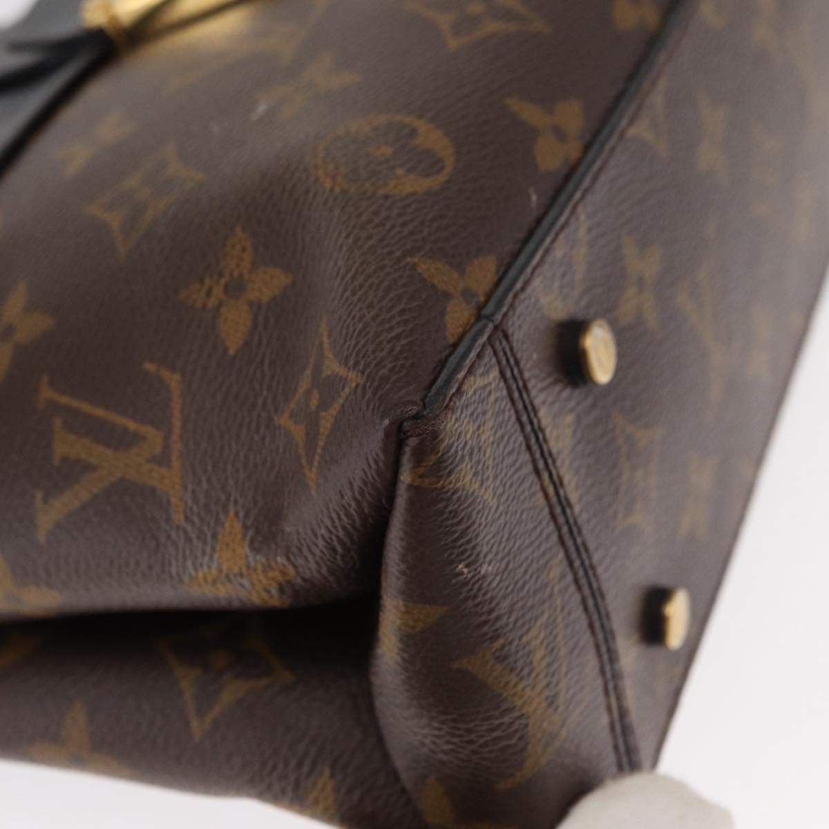 Louis Vuitton One Handle Flap Bag Monogram Canvas and Leather, BROWN, CANVAS, Handbag